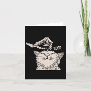Carte Vintage Brooke Halloween Design crâne sucre