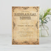 Carte Vintage Brown de la répétition (Debout devant)