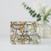Carte Vintage Butte Montana (Debout devant)