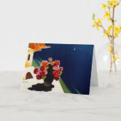 Carte Vintage Capri Italie Voyage (Fleur jaune)