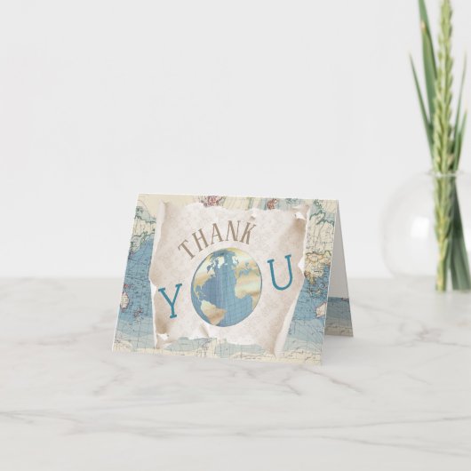 Carte vintage Carte Merci Cartes (Devant)