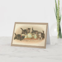 Vintage Cat Tea Party