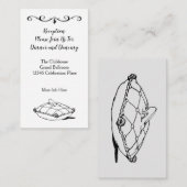 Carte vintage Cendrillon noir blanc (Devant / Derrière)