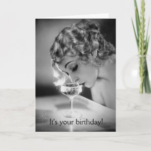Carte Vintage - C'est ton anniversaire !,