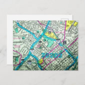 Carte Vintage Charlotte, NC (Devant / Derrière)