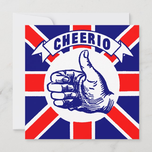 Carte Vintage Cheerio (Devant)