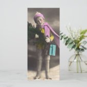 Carte Vintage Christmas (Debout devant)