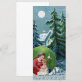 Carte Vintage Christmas (Devant / Derrière)