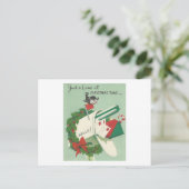 Carte Vintage Christmas Bird Card (Debout devant)