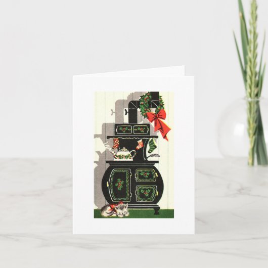 Carte Vintage Christmas Stoke Card (Devant)