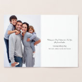 Carte Vintage Christmas Tree Silver (Intérieur)