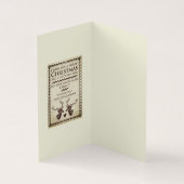 Carte Vintage Christmas Words (Inside)