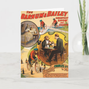 Carte Vintage : cirque Barnum & Bailey -