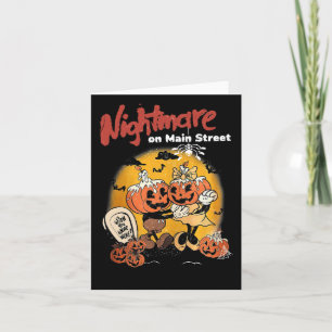 Carte Vintage Citrouille D'Halloween De Mainstreet Sur L