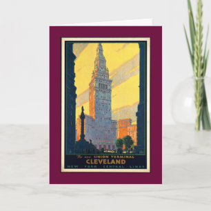 Carte Vintage Cleveland