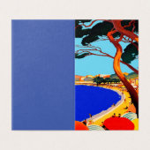 Carte vintage Côte d'Azur (Outside Unfolded)