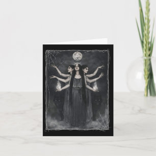 Carte Vintage Cottagecore Sorcières esthétiques Werewolv