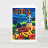 Carte Vintage Cuba (Devant)
