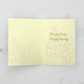 Carte vintage d'ange de Pâques (Intérieur)