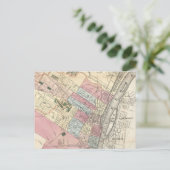 Carte vintage de Albany NY (1874) (Debout devant)