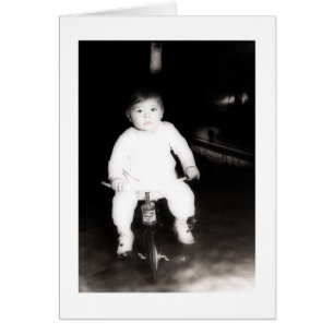 Carte vintage de bébé