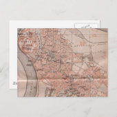 Carte vintage de Belgrade Serbie (1905) (Devant / Derrière)