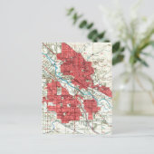 Carte vintage de Boise Idaho (1954) (Debout devant)