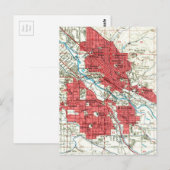 Carte vintage de Boise Idaho (1954) (Devant / Derrière)