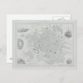 Carte vintage de Bruxelles (Devant / Derrière)