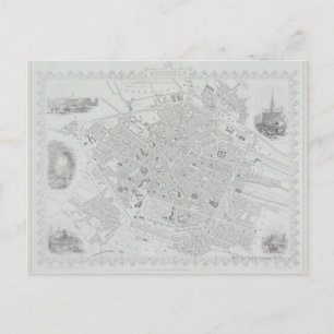 Carte vintage de Bruxelles