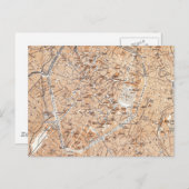 Carte vintage de Bruxelles (1905) (Devant / Derrière)