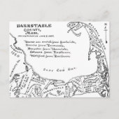 Carte vintage de Cape Cod (1890) (Devant)