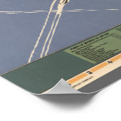 Carte vintage De Chicago Poster (Coin)