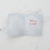 Carte vintage de chiot de Valentine pour des (Intérieur)