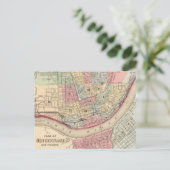 Carte vintage de Cincinnati (1780) (Debout devant)