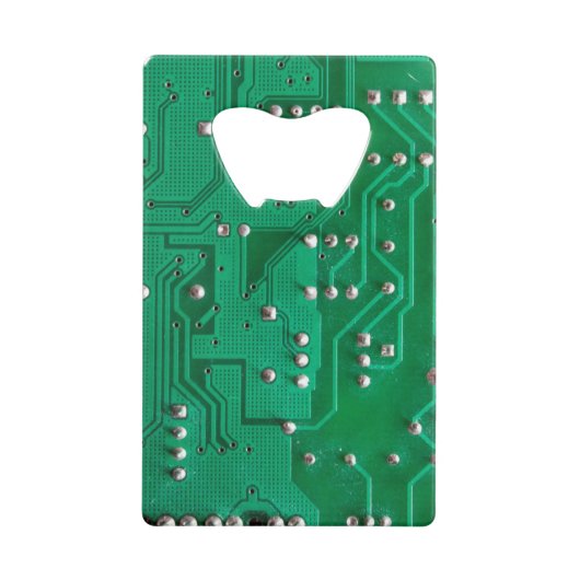 Carte vintage de circuit de transistère vert (Devant)