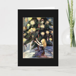 Carte vintage de conte de fées