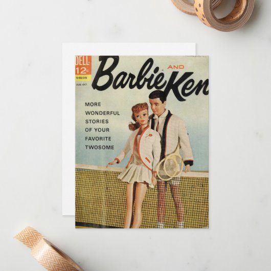 Carte vintage de couverture de livre (Devant/Arrière en situation)