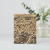 Carte vintage de Durham NC (1891) (Debout devant)