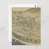 Carte vintage de El Paso Texas (1886) (Devant / Derrière)