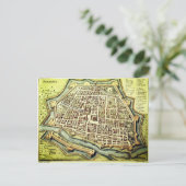Carte vintage de Ferrara, ITALIE (Debout devant)