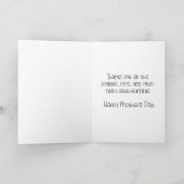 Carte vintage de Fleurs Pressées (Intérieur)