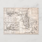 Carte vintage de Floride (1763) (Devant)