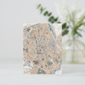 Carte vintage de Gand Belgique (1905) (Debout devant)