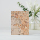 Carte vintage de Gênes Italie (1906) (Debout devant)