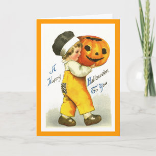 Carte vintage de Halloween