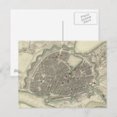 Carte vintage de Hambourg Allemagne (1841) (Devant / Derrière)