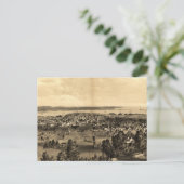 Carte vintage de Hamilton Ontario (1859) (Debout devant)