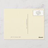 Carte vintage de Irlande 1862 Carte postale (Dos)