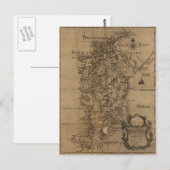 Carte vintage de la baie de Chesapeake (1778) (Devant / Derrière)